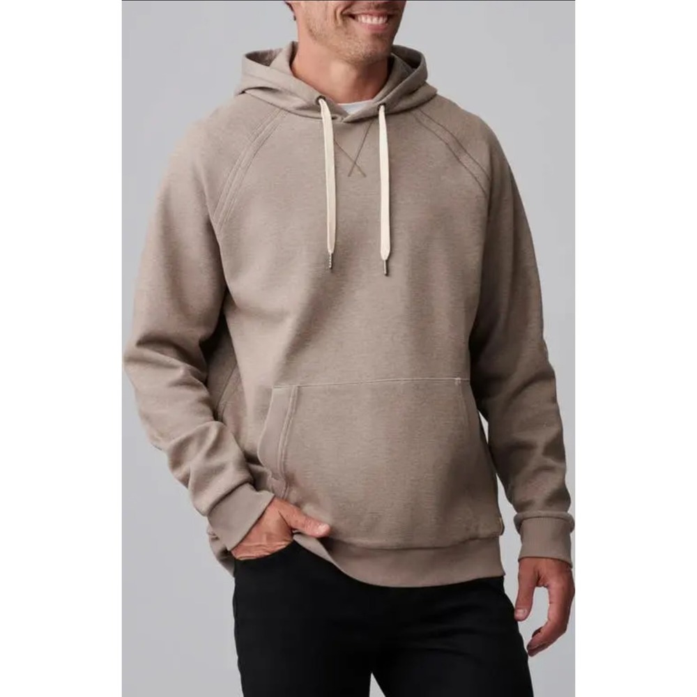 Rhone Heritage Midweight Hoodie - Coffee Heather Size M